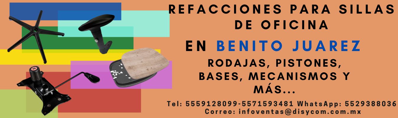 Refacciones de sillas para oficina venta en la Alcaldía Benito Juarez